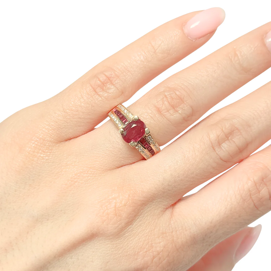 Bijoux Or 18 Carats & Rubis