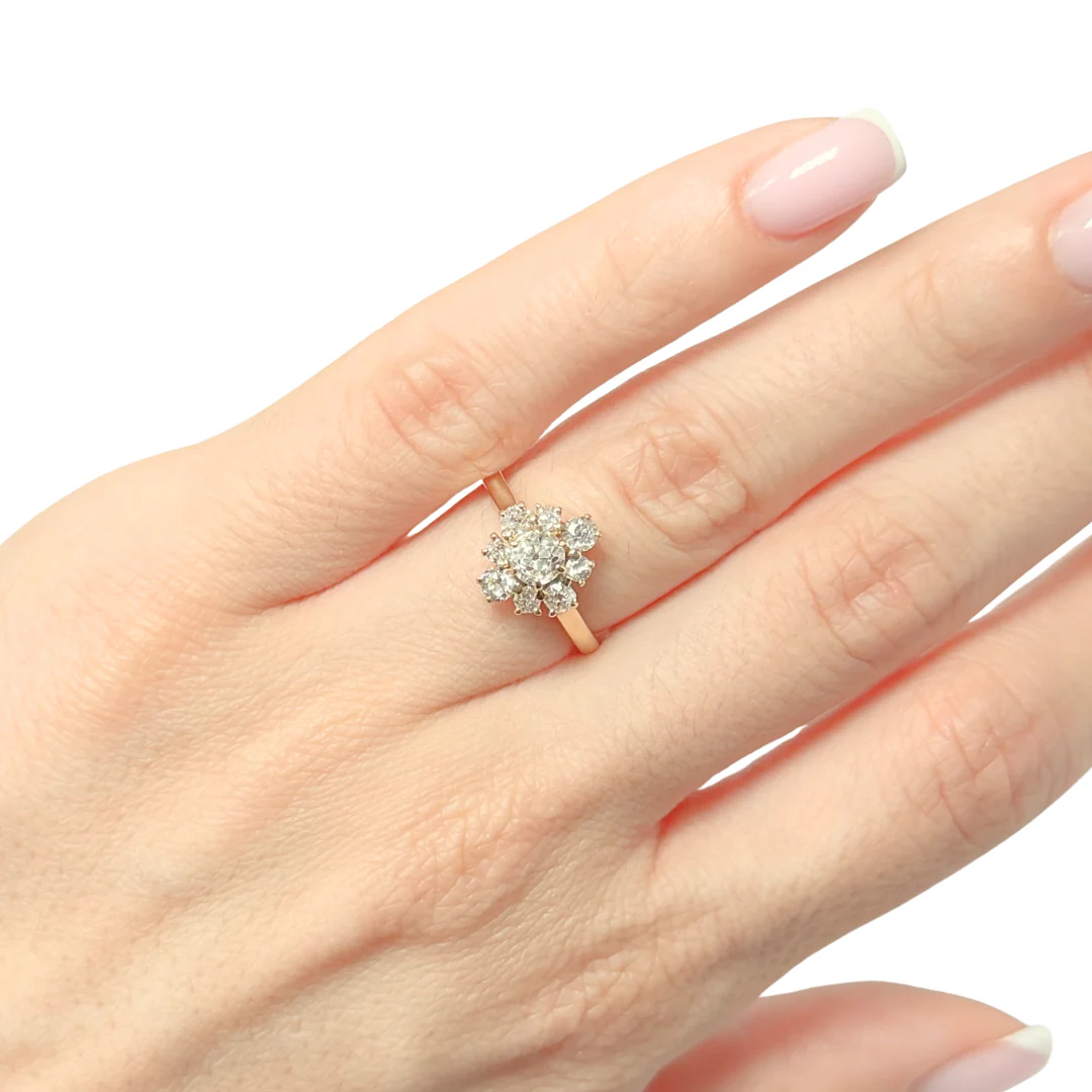 Bagues Marguerite Or 18 Carats